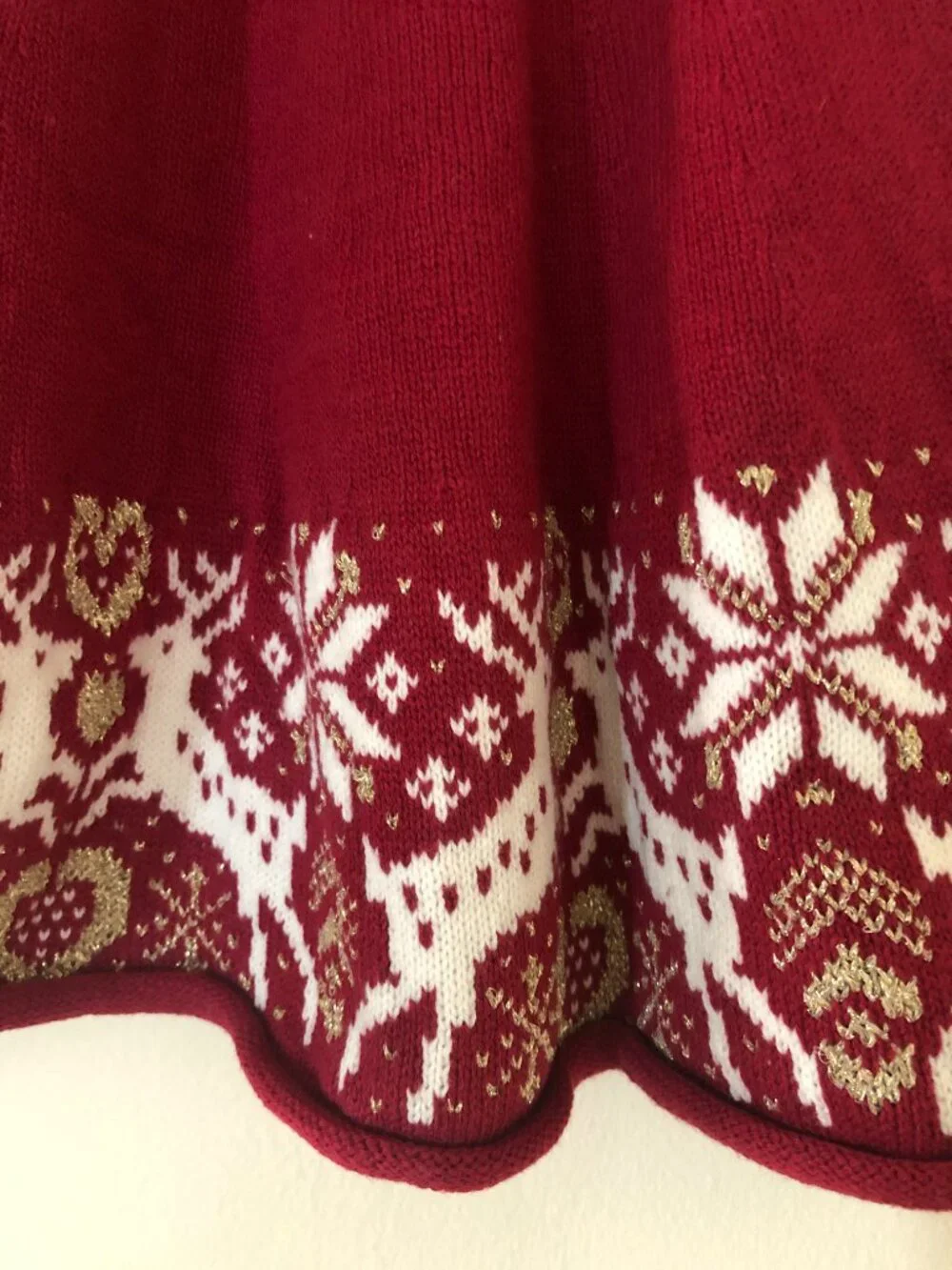 Hairlooms Long Sleeve Christmas Dress, Holiday Season knit Dress